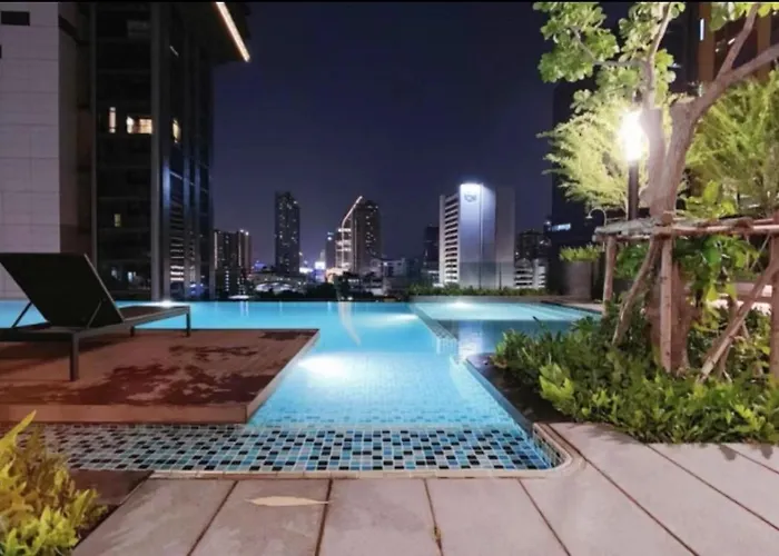 U - Lumpini Phetchaburi Makkasan 아파트호텔 방콕